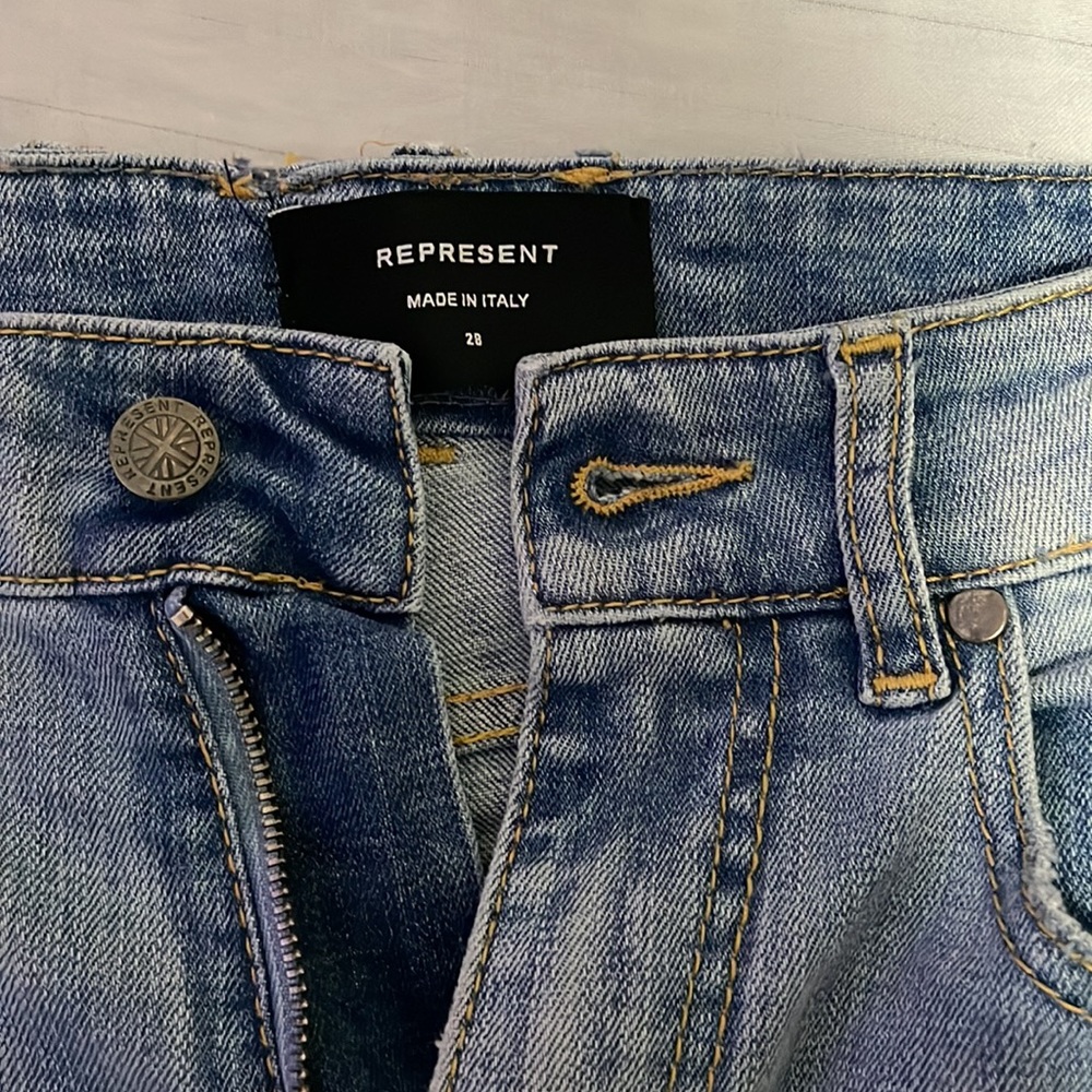 Represent Destroyer Denim - Blue Stonewash